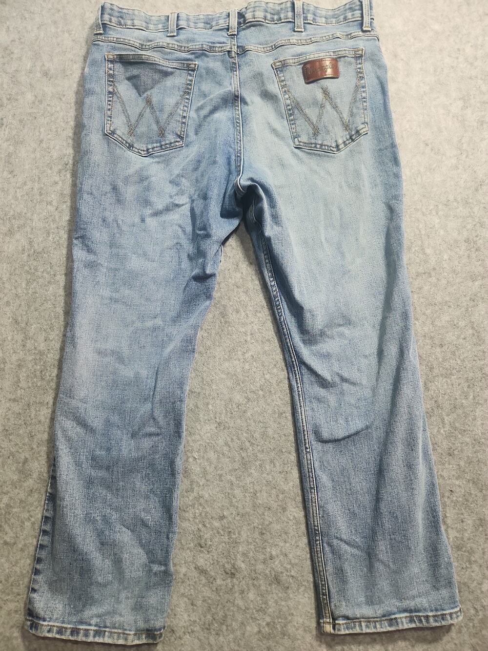 Wrangler 20X Men's Bootcut Jeans 40x30 Light Wash Western Cowboy Denim Pants